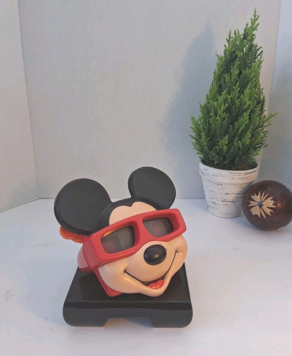 VTG'89 Mickey Mouse 3D ViewMaster & 7 CLASSIC Disney Reels + Orig.Canister Case!